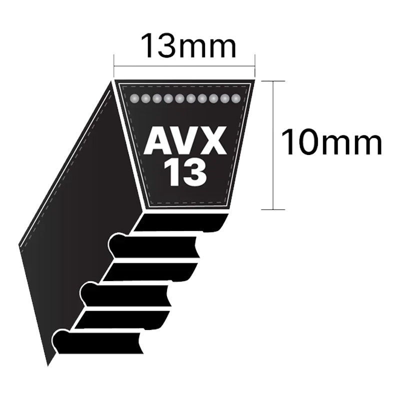Major Brand AVX13x1650 AVX-Section Cogged V-Belt
