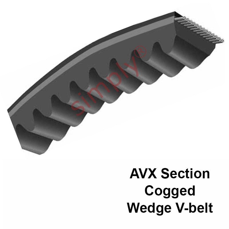 AVX11.9x885 Pix AVX-Section Cogged V-Belt