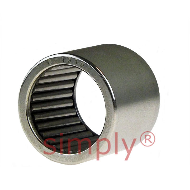 Budget B1316 Imperial Drawn Cup Open End Type Full Complement Needle Roller Bearing 13/16x1-1/16x1 inch