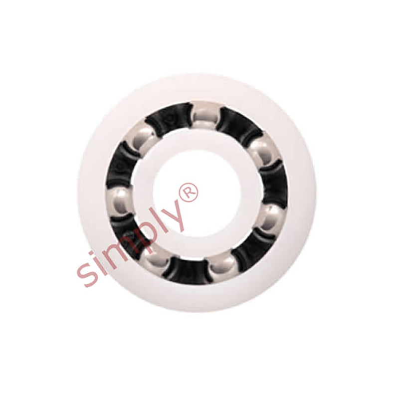 xiros xirodur BB6001B18030ES Open Type Radial Groove Ball Bearing with B180 Cage and Stainless Steel Balls 12x28x8mm