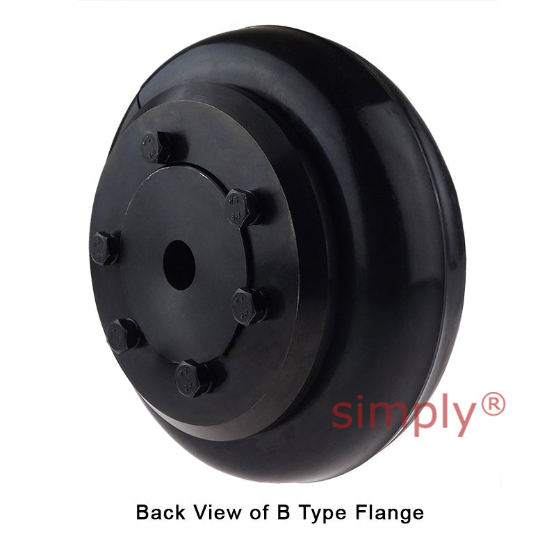 Major Brand F100B/F100B Pilot Bored Tyre Drive Coupling Assembly with Natural Rubber Tyre