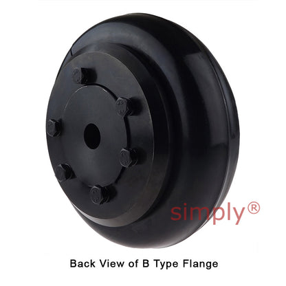 Major Brand F100B/F100B Pilot Bored Tyre Drive Coupling Assembly with Natural Rubber Tyre
