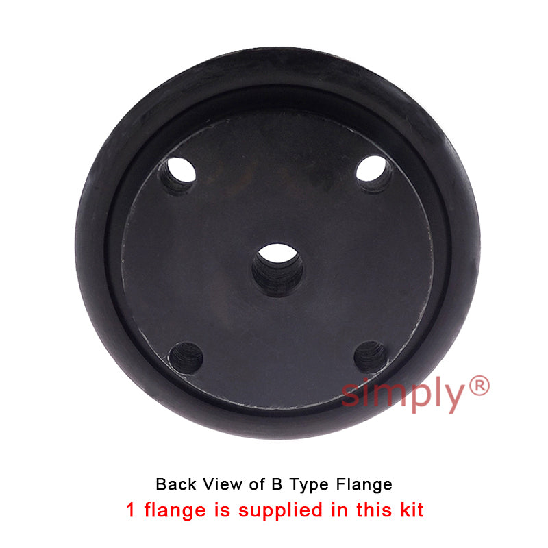 Major Brand F50H/F50B Outer Facing Taper Bore/Pilot Bored Tyre Drive Coupling Assembly with Natural Rubber Tyre