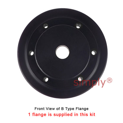 Major Brand F120H/F120B Outer Facing Taper Bore/Pilot Bored Tyre Drive Coupling Assembly with Natural Rubber Tyre