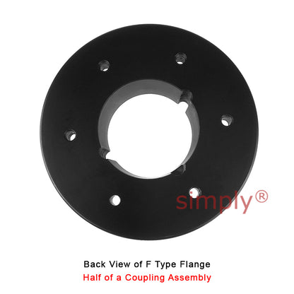 Major Brand F90F-MB Drive Coupling Inner Tapered Locking Bush Type Max Bush Bore 60mm / 2-1/2 inch