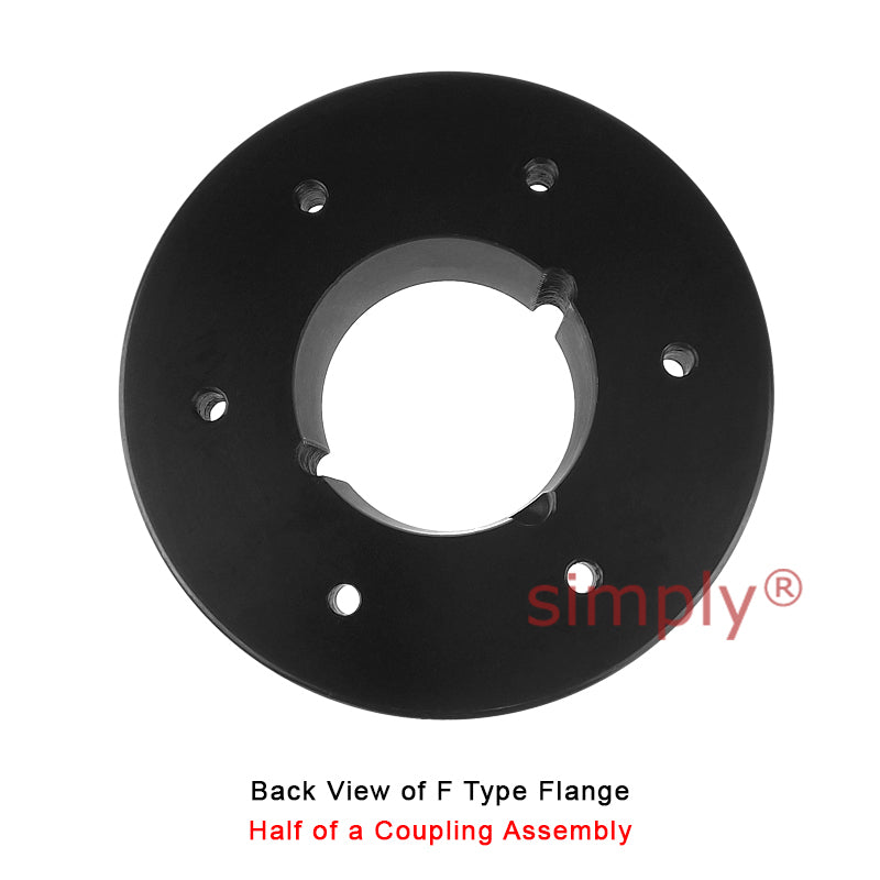 Major Brand F100F-MB Drive Coupling Inner Tapered Locking Bush Type Max Bush Bore 75mm / 3 inch