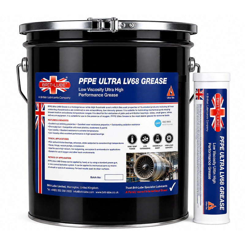 Brit-Lube PFPE Ultra LV68 Grease 1kg - Allow 2-3 Days