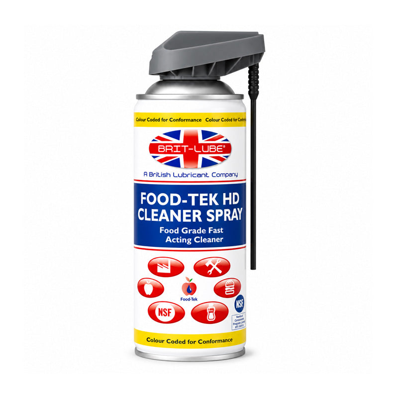 Brit-Lube Heavy Duty Cleaner Food Grade Aerosol Spray 400ml 