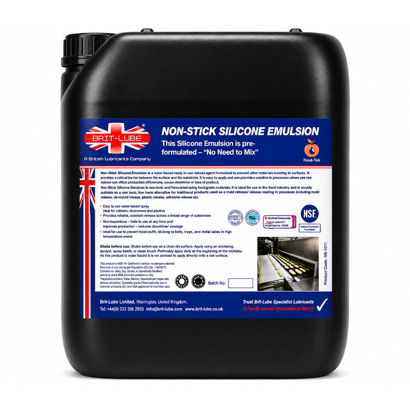 Brit-Lube Non Stick Silicone Emulsion - RTU 300 Litre - Allow 2-3 Days