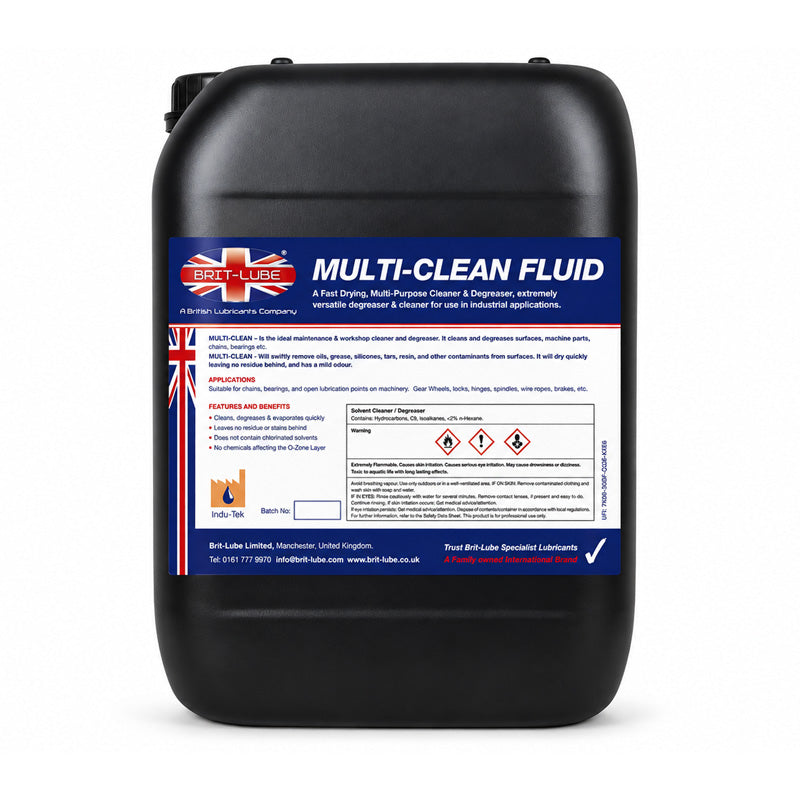 Brit-Lube Multi-Clean Fluid 10 Litre - Allow 2-3 Days