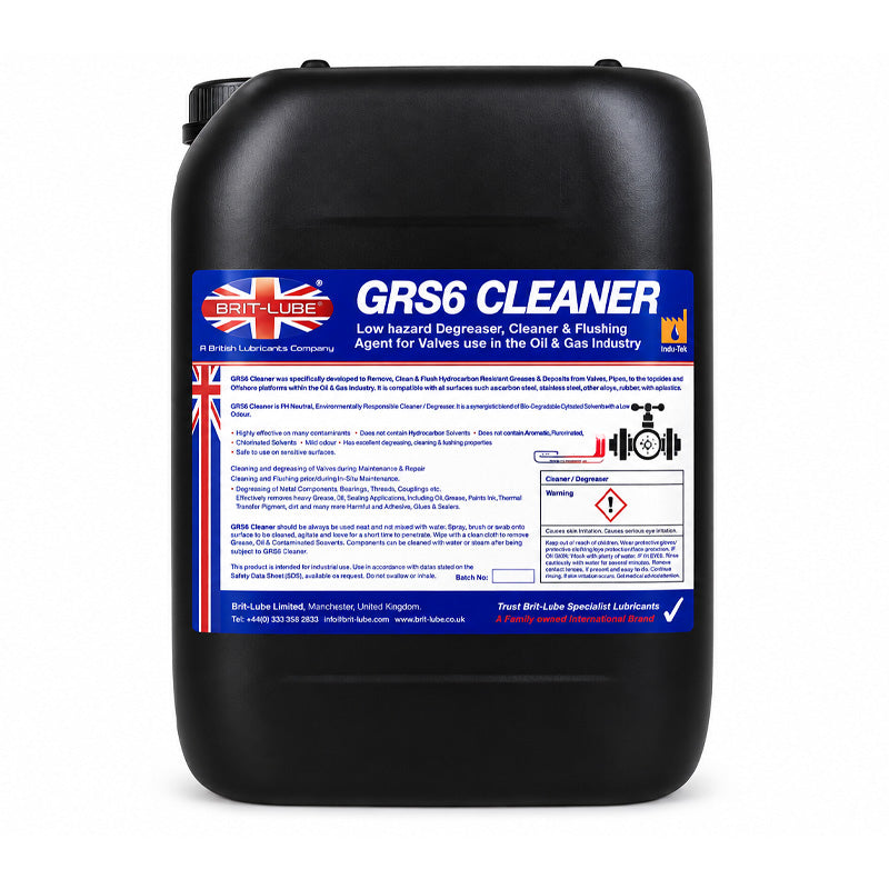 Brit-Lube GRS6 Cleaner 20 Litre - Allow 2-3 Days