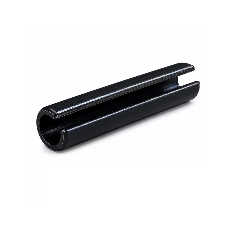 Imperial Slotted Carbon Spring Steel DIN1481 Spring Roll Pin with Black Oxide Finish 1/8x1/2 inch - Allow 2-3 Days