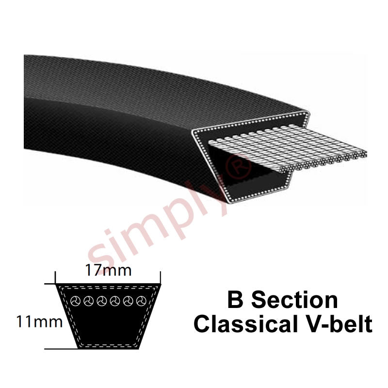 B151 Pix Classical B-Section Muscle V-Belt