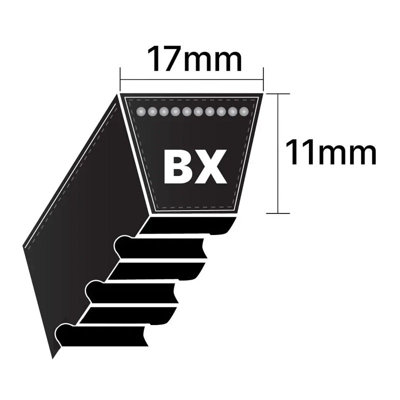 BX118 Premier Quality BX-Section Cogged V-Belt