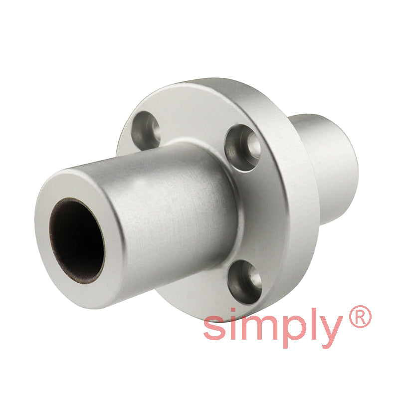 PBC CFPMR12 Metric Round Centre Flanged Double Ball Bushing with FrelonGold 12x41.8x61mm