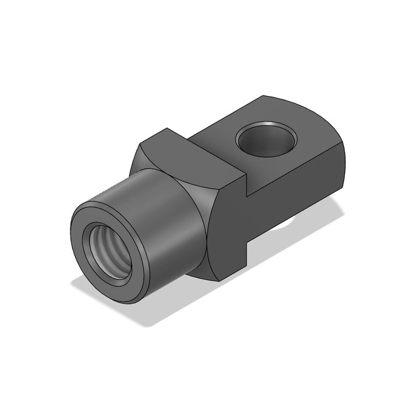 Chiavette AG10FGLH Left Hand Female Steel Clevis Mating Piece 10mm Bore M10x1.25 Thread - Allow 7-10 Days