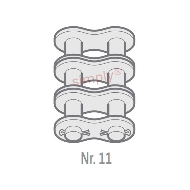 Renold Synergy 120-3-NO11 ANSI / AS Triplex Chain Cottered Connecting Link 1-1/2 inch Pitch
