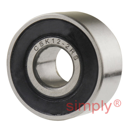 CSK122RS 12mm Sealed Sprag Clutch One Way Bearing Without Keyways 12x32x14mm