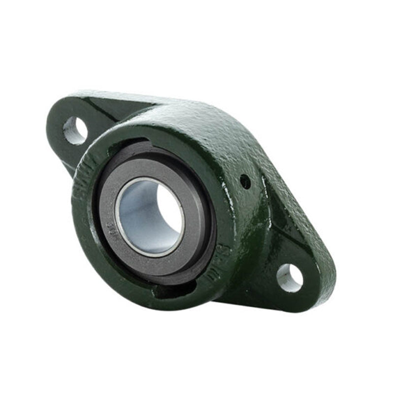 Major Brand DF1-10E-DU Imperial Cast Iron Two Bolt Oval Flanged Housing with 5/8 inch Bore Steel Insert - Allow 3-4 Weeks