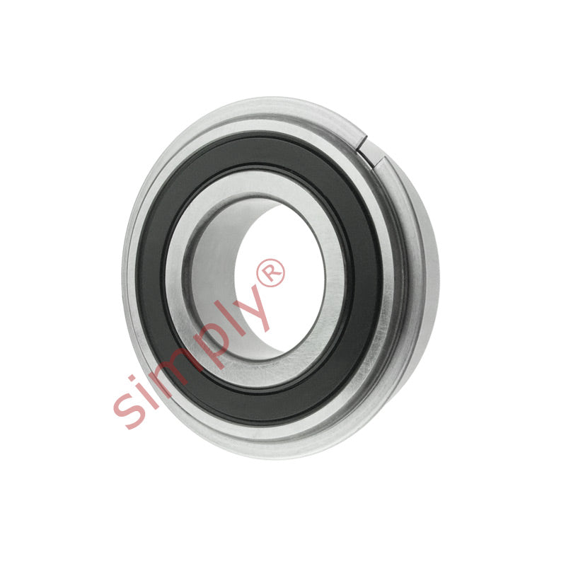 ZEN S60042RSNR Stainless Steel Rubber Sealed Deep Groove Ball Bearing with Snap Ring 20x42x12mm - Allow 2-3 Days