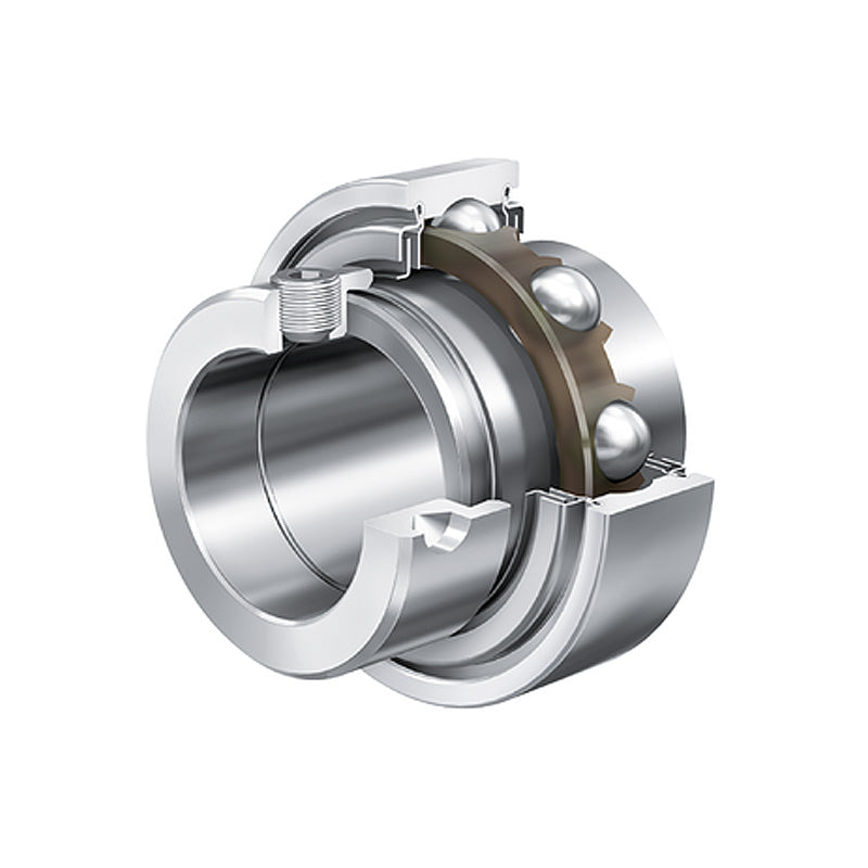 INA E50XLKLL Metric Parallel Outer Bearing Insert with L Seals and Eccentric Collar 50x90x62.8mm