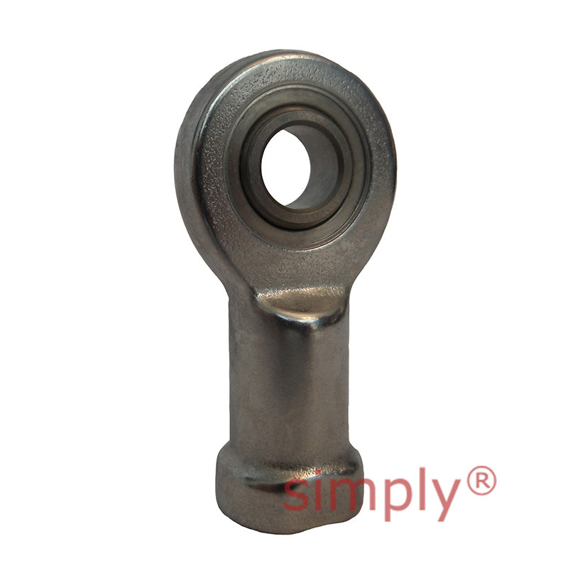 Fluro EI70DNIRO Right Hand Stainless Steel / PTFE Lined Maintenance Free Female Plain Rod End M56x4 Thread