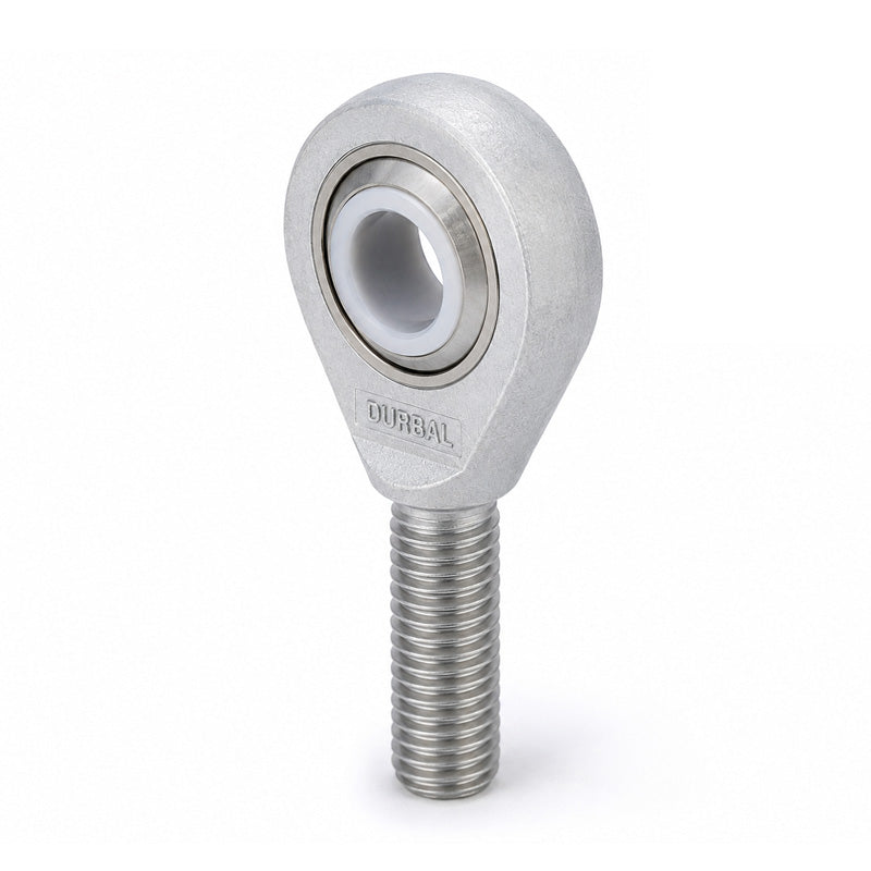 Durbal EMA17-60-501 Maintenance Free Right Hand Metric Aluminium / PTFE Lined Male Rod End M16 Thread