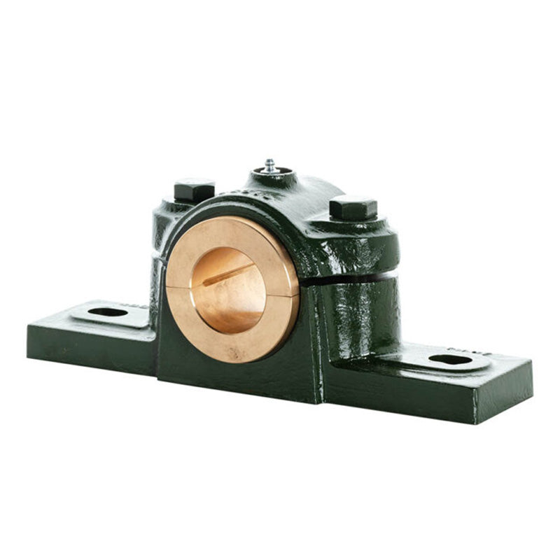 Major Brand EN52E Imperial Split Cast Iron Two Bolt Pillow / Plummer Block Housing with 3-1/4 inch Bore Gunmetal Bush Insert - Allow 3-4 Weeks