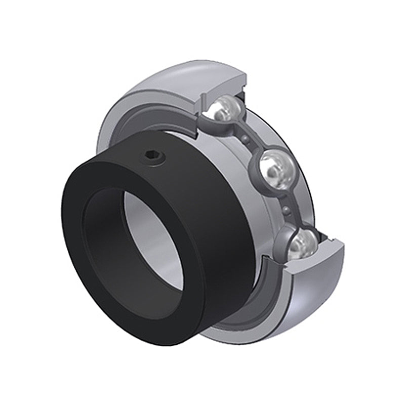 SNR ES205-14G2 Imperial Flatback Spherical Outer Bearing Insert 7/8 inch Bore 52mm Outside Diameter with Eccentric Collar - Allow 2-3 Days