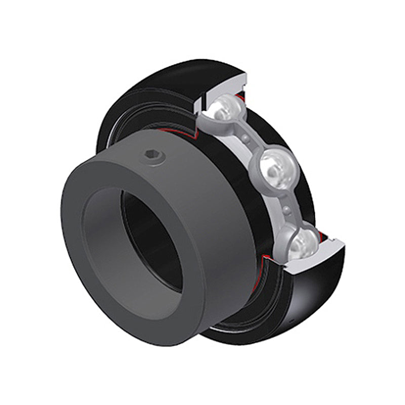 SNR ES207G2T20 Metric Flatback Spherical Outer High Temp Bearing Insert 35mm Bore 72mm Outside Diameter with Eccentric Collar - Allow 2-3 Days