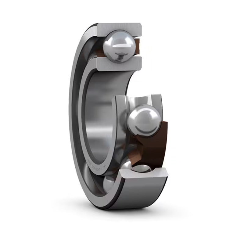 SKF 6205ETN9C4 Open Deep Groove Ball Bearing with Glass Fibre Reinforced Polyamide Cage 25x52x15mm