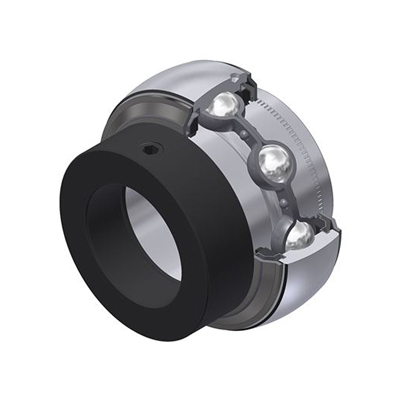 SNR EX212AGR Metric Full Width Spherical Outer Agricultural Bearing Insert 60mm Bore 110mm Outside Diameter with Eccentric Collar - Allow 2-3 Days