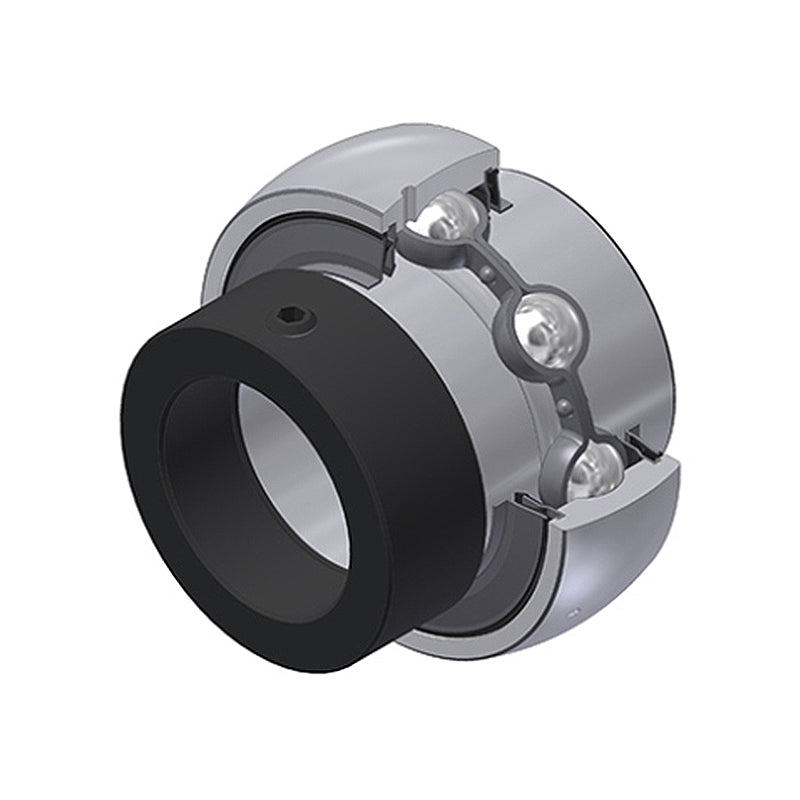 SNR EX210G2L4 Metric Full Width Spherical Outer Bearing Insert 50mm Bore 90mm Outside Diameter with Eccentric Collar and Multi Lip Seals - Allow 2-3 Days