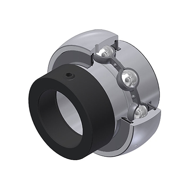 SNR EX203-11G2 Imperial Full Width Spherical Outer Bearing Insert 11/16 inch Bore 47mm Outside Diameter with Eccentric Collar - Allow 2-3 Days