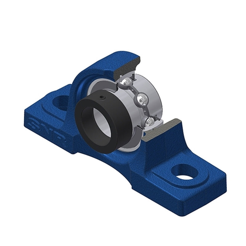 SNR EXP209-27 Imperial Cast Iron Two Bolt Pillow / Plummer Block Housing with 1-11/16 inch Eccentric Collar Insert - Allow 2-3 Days