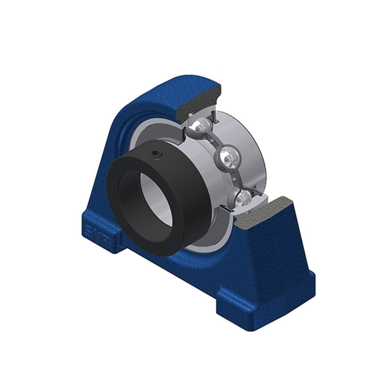 SNR EXPAE209 Threaded Base Small Footprint Metric Pillow / Plummer Block Housing with Eccentric Collar Insert 45mm Bore - Allow 2-3 Days