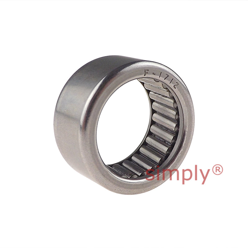 Major Brand F-1712 Full Complement Needle Roller Bearing 17x23x12mm