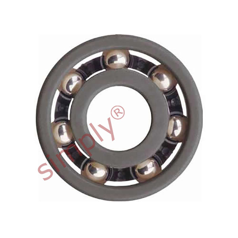 xiros xirodur BB6002F18010ES Open Type Electrically Conductive Polymer Ball Bearing with PA Cage and Stainless Steel Balls 15x32x9mm - Allow 2-3 Days