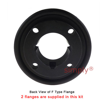 Major Brand F40F/F40F Inner Facing Taper Bores Type Tyre Drive Coupling Assembly with Fire Resistant Antistatic (F.R.A.S) Tyre