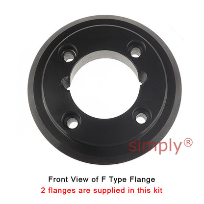 Major Brand F50F/F50F Inner Facing Taper Bores Type Tyre Drive Coupling Assembly with Fire Resistant Antistatic (F.R.A.S) Tyre