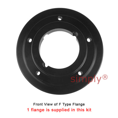 Major Brand F70H/F70F Inner/Outer Facing Taper Bores Type Tyre Drive Coupling Assembly with Fire Resistant Antistatic (F.R.A.S) Tyre