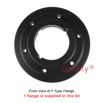Major Brand F120H/F120F Inner/Outer Facing Taper Bores Type Tyre Drive Coupling Assembly with Fire Resistant Antistatic (F.R.A.S) Tyre