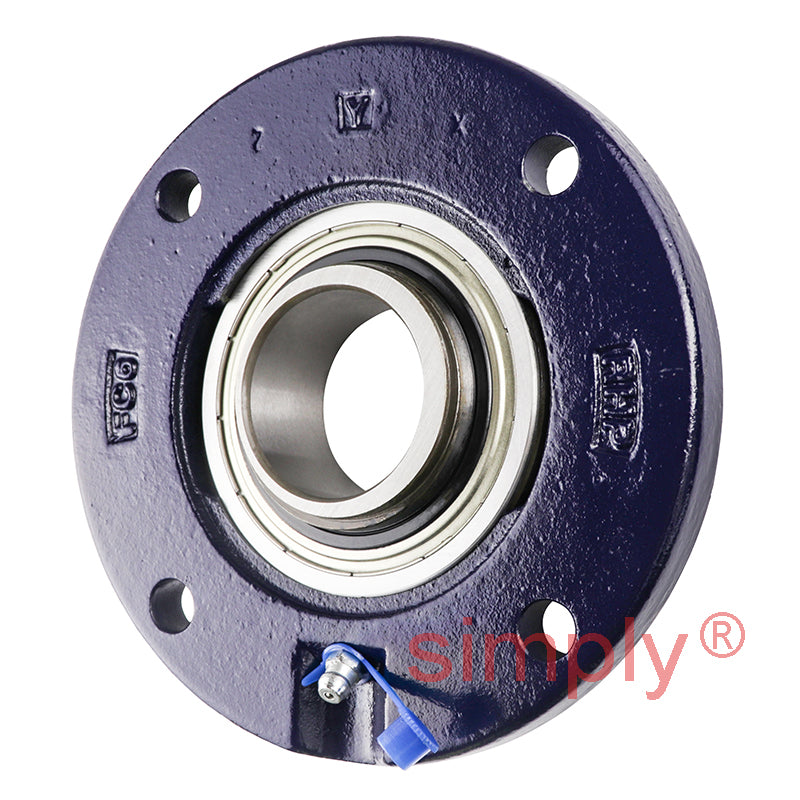 RHP FC40EC-RHP Four Bolt Round Cast Iron Flanged Bearing Unit and 40mm Insert