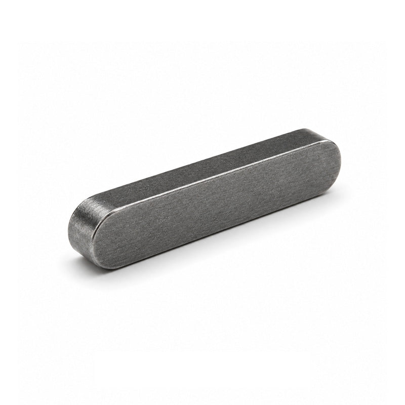 Metric Stainless Steel A4-316 Feather Key with 2 Rounded Ends 8x7x22mm - Allow 2-3 Days