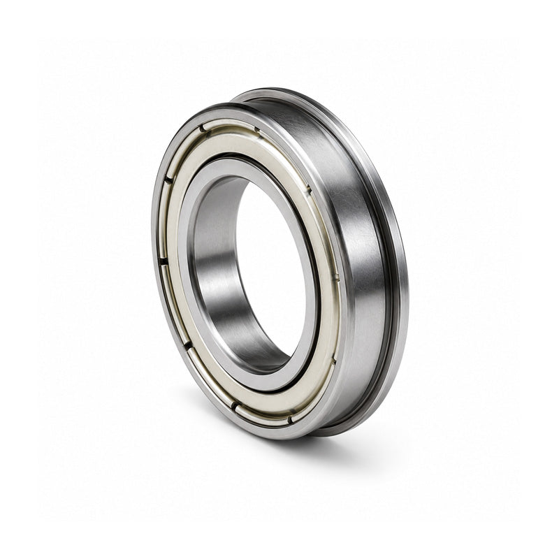 F6901ZZ Budget Metal Shielded Flanged Thin Section Deep Groove Ball Bearing 12x24x6mm