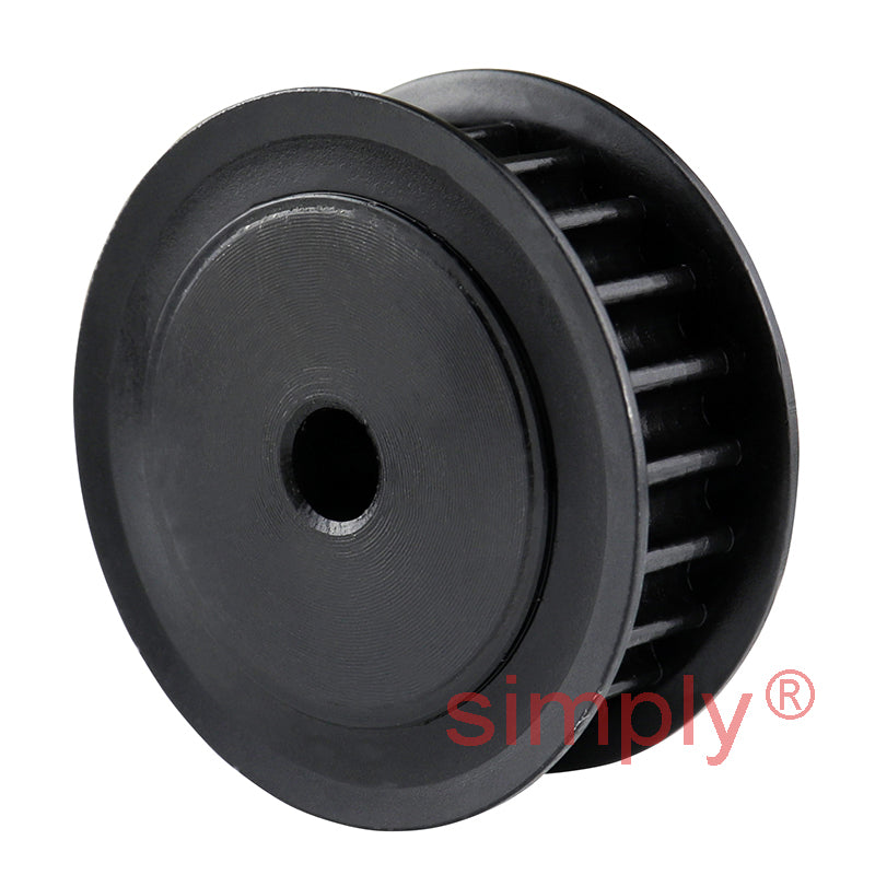 Drive-Flex P22-5M-25F - 5mm Pitch 22 Tooth Flanged HTD Type Steel Pilot Bore Timing Pulley for 25mm Wide Belts