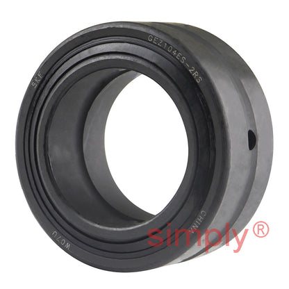 SKF GEZ104ES2RS Double Seal Spherical Plain Bearing 31.75x50.8x27.78x23.81mm