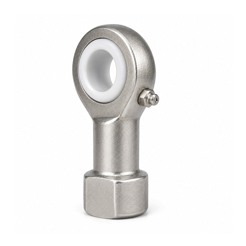 Fluro GILRSW14BO Left Hand Stainless Steel / PTFE Lined Maintenance Free Studded Female Rod End M14 Thread