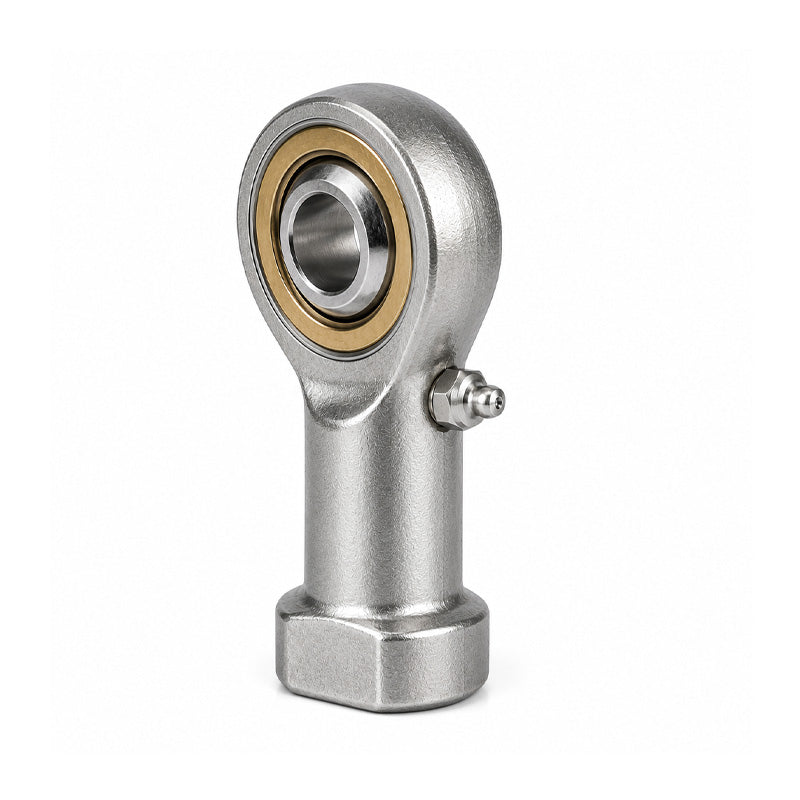 Fluro GIRS10BO Right Hand Stainless Steel / Bronze Lined Maintenance Free Studded Female Rod End M10 Thread