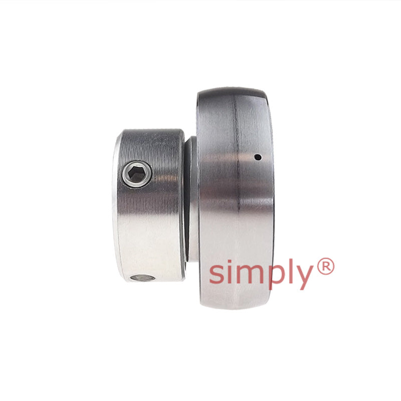 NKE GRAE50XLNPPB Metric Spherical Outer Bearing Insert with P Seals and Eccentric Collar 50x90x43.8mm